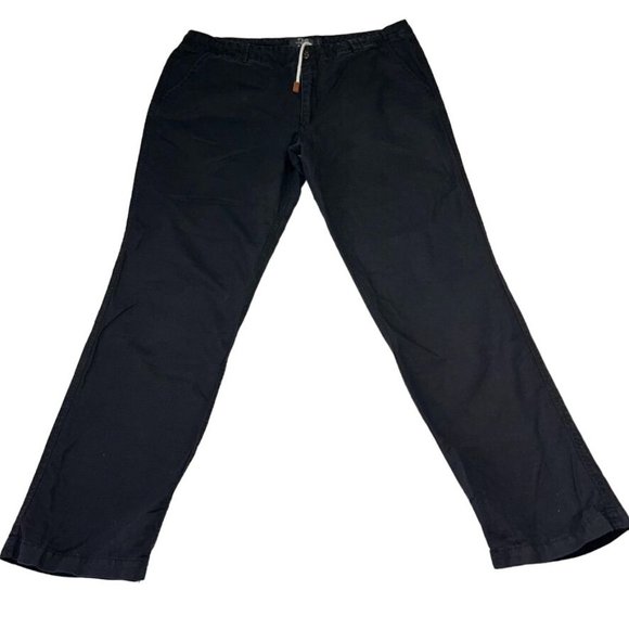 LE 31 By Simons Coupe Sydney Fit Comfort-waist Cotton and Linen Mens Pant 38-32L - Picture 2 of 12